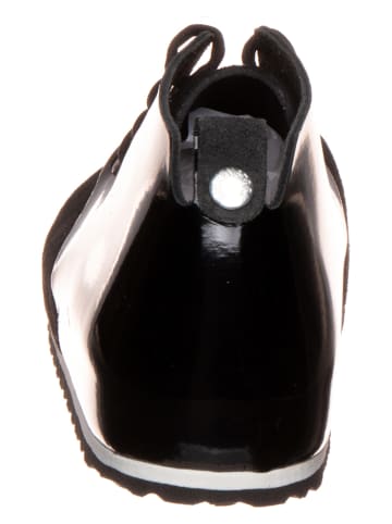 Birkenstock Leder-Schnürschuhe "Dundee" in Schwarz - Weite S