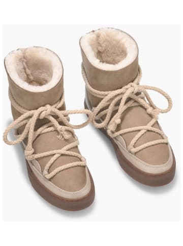 INUIKII Leder-Winterboots "Classic" in Beige