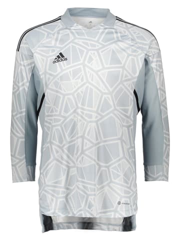 adidas Koszulka funkcyjna w kolorze błękitno-białym