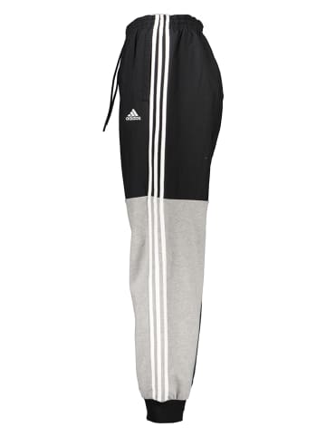 adidas Spodnie dresowe w kolorze czarno-szaro-antracytowym
