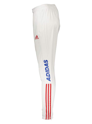 adidas Spodnie sportowe w kolorze białym