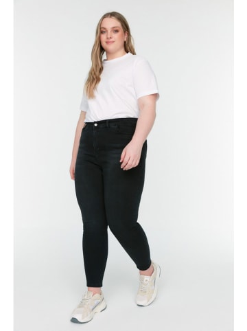 trendyol Dżinsy - Skinny fit - w kolorze czarnym