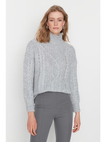 trendyol Sweter w kolorze jasnoszarym