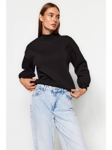 trendyol Sweatshirt in Schwarz