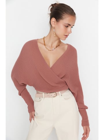 trendyol Sweter w kolorze szaroróżowym