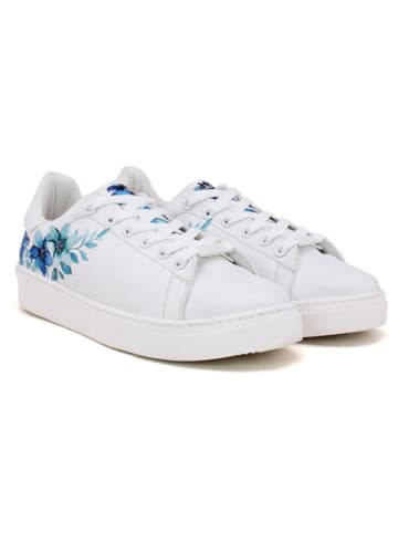 Goby Sneakers in Weiß/ Blau