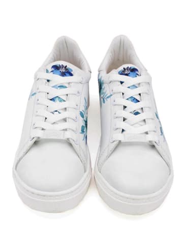 Goby Sneakers in Weiß/ Blau