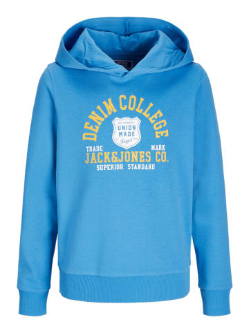 JACK & JONES Junior Bluza "Logo" w kolorze niebieskim