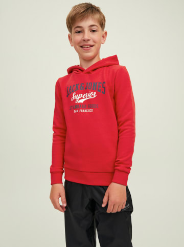 JACK & JONES Junior Bluza "Logo" w kolorze czerwonym