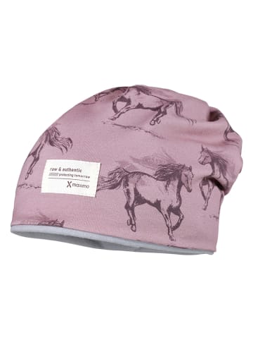 MaxiMo Czapka beanie w kolorze jasnoróżowym