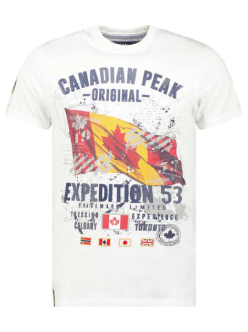 Canadian Peak Koszulka "Jitcheneak" w kolorze białym