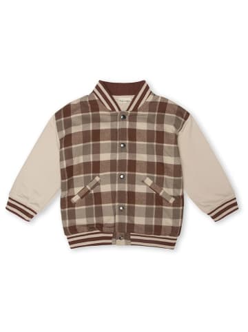 that's mine Kurtka "Sterne check" w kolorze brązowym