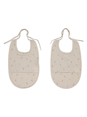 that's mine 2-delige set: slabbetjes "Calm moon" beige
