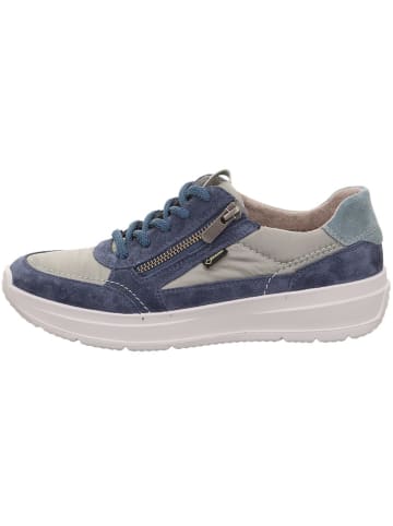 Legero Leder-Sneakers "Sprinter" in Blau/ Beige