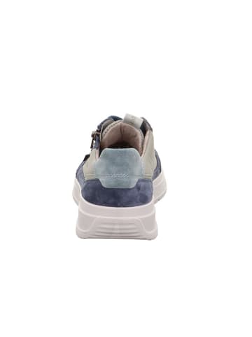 Legero Leder-Sneakers "Sprinter" in Blau/ Beige