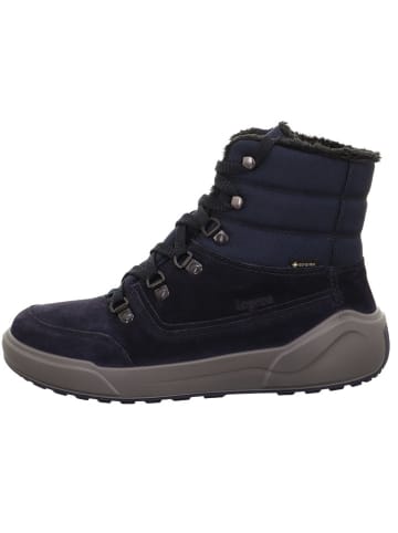 Legero Leren boots "Cosy Oceano" donkerblauw