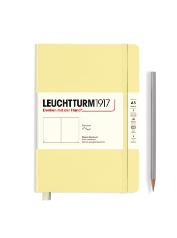 LEUCHTTURM1917 Blanco notitieboek geel - (B)14,5 x (H)21 cm