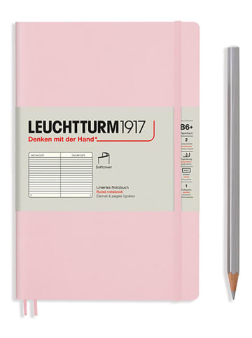 LEUCHTTURM1917 Gelelinieerd notitieboek lichtroze - (B)12,5 x (H)19 cm