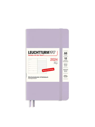 LEUCHTTURM1917 Kalendarz tygodniowy w kolorze lawendowym - 9 x 15 cm
