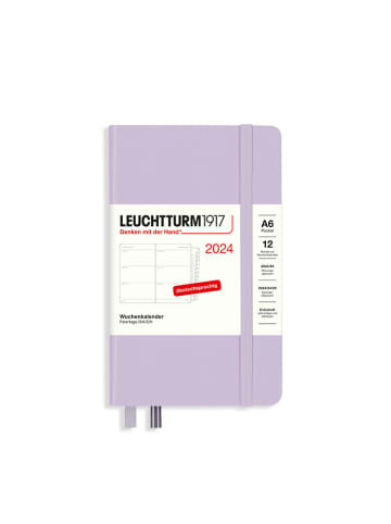LEUCHTTURM1917 Agenda lila - (B)9 x (H)15 cm