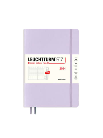 LEUCHTTURM1917 Planer tygodniowy w kolorze lawendowym - 17,8 x 25,4 cm