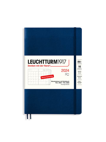 LEUCHTTURM1917 Agenda donkerblauw - (B)12,5 x (H)19 cm