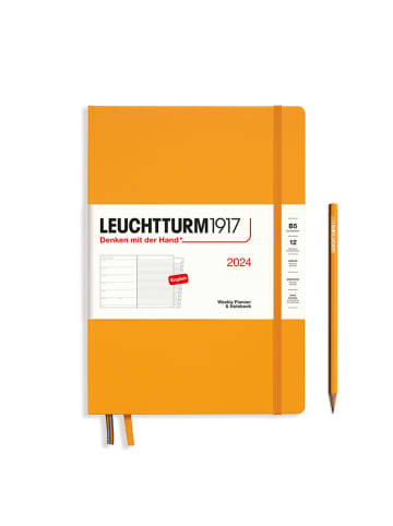 LEUCHTTURM1917 Agenda & notitieboek geel - (B)17,8 x (H)25,4 cm