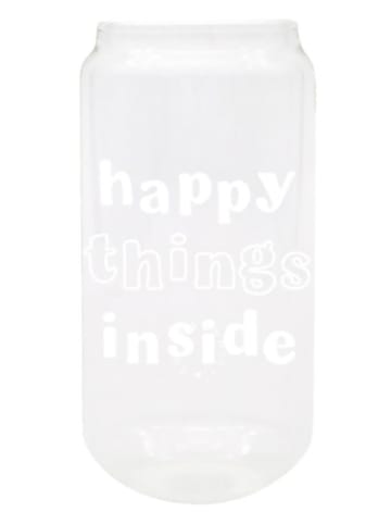 Eulenschnitt Trinkglas "Happy Things" - 500 ml