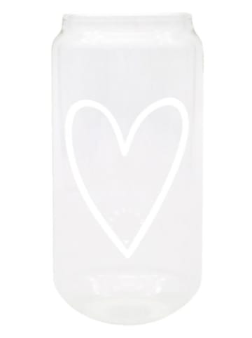 Eulenschnitt Trinkglas "Herz" - 500 ml