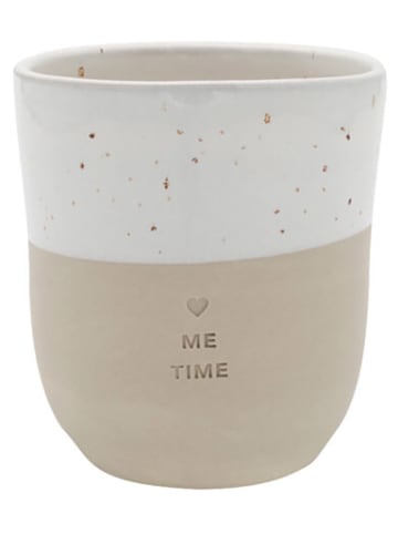 Eulenschnitt Becher "Me Time" in Beige - 320 ml
