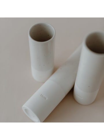 Eulenschnitt Vase "Love" in Grau - 200 ml