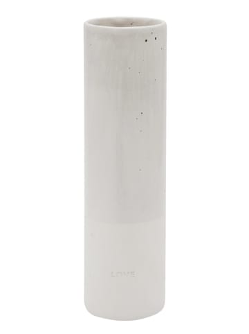 Eulenschnitt Vase "Love" in Grau - 350 ml