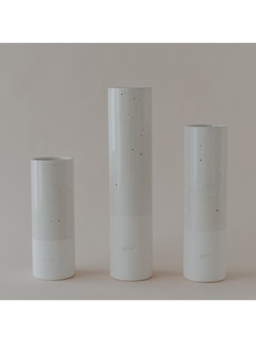 Eulenschnitt Vase "Love" in Grau - 350 ml