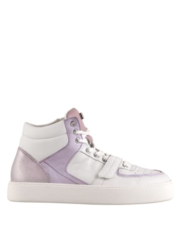 Högl Sneakersy "Run through" w kolorze biało-fioletowym