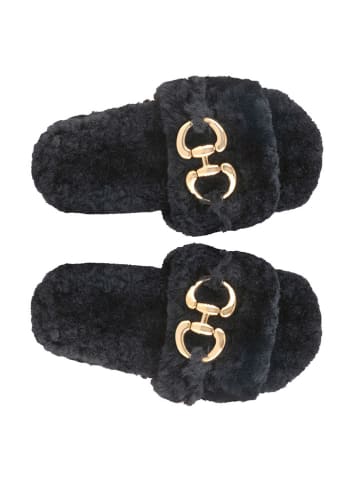 Högl Pantoffels "Winterlove" zwart