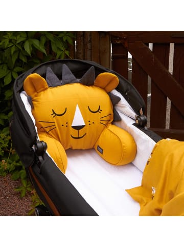 roommate Kinderwagenkissen "Lion" in Orange - (L)40 x (B)50 cm