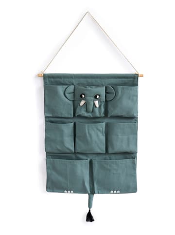 roommate Wandorganizer "Elephant" in Dunkelgürn - (L)43 x (B)50 cm