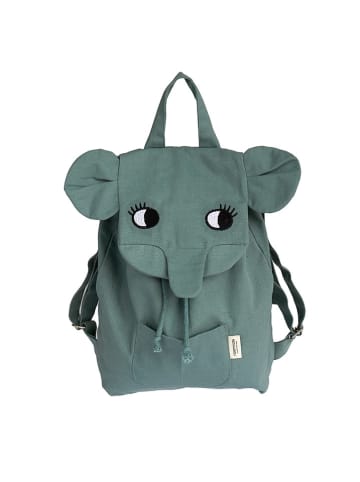 roommate Plecak "Elephant" w kolorze ciemnozielonym - 31 x 28 cm