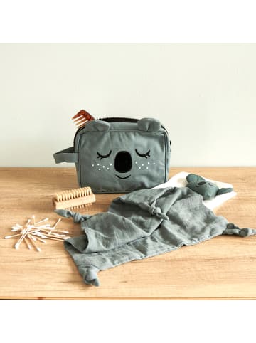 roommate Kosmetyczka "Koala" w kolorze ciemnozielonym - 22 x 17 cm