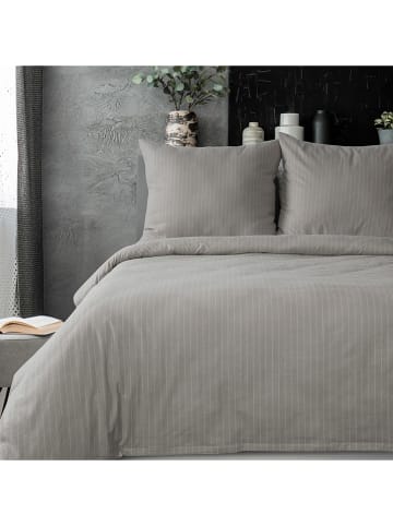 ESPRIT Flanellen beddengoedset "Esprit" grijs