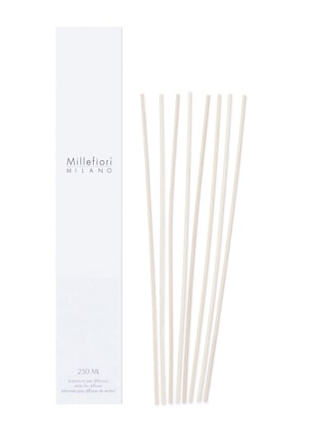 Millefiori Milano Pałeczki bambusowe (8 szt.) w kolorze białym