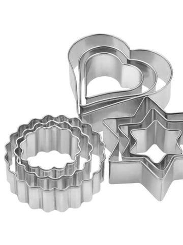Kaiser 25er-Set: Ausstecher "Weihnachten" in Silber - (B)3 x (H)7 xm