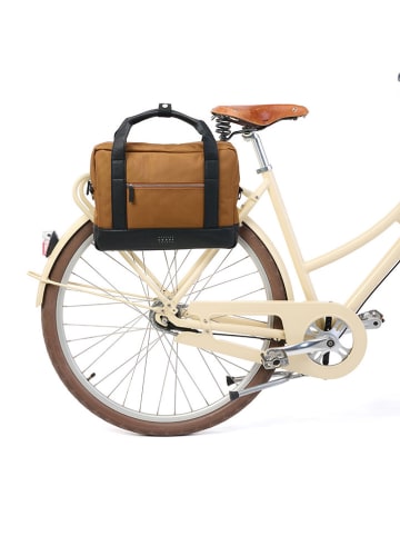 Weathergoods Fietsbusinesstas lichtbruin/zwart - (B)28 x (H)38 x (D)10 cm