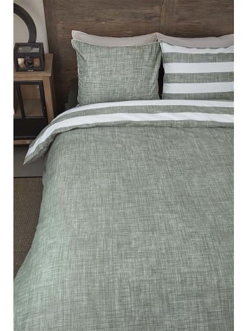 Rivièra Maison Beddengoedset "Lindy" groen/wit