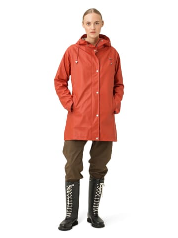 Ilse Jacobsen Regenmantel in Rotbraun