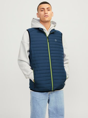 Jack & Jones Doorgestikte bodywarmer donkerblauw