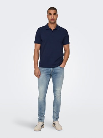 ONLY & SONS Dżinsy - Slim fit - w kolorze błękitnym