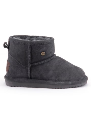 Warmbat Leder-Boots "Wallaby" in Grau