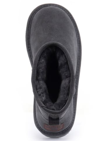 Warmbat Leder-Boots "Wallaby" in Grau