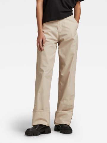 G-Star Spodnie w kolorze kremowym